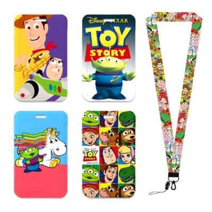 Disney Toy Story Woody Buzz Lightyear Neck Strap Lanyards Keychain Badge Holder - Picture 1 of 13