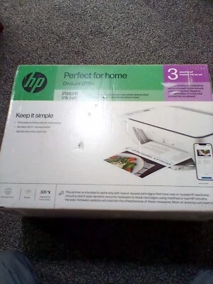 HP Deskjet 2810e Inkjet Printer White - Image 1 of 4