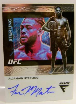 ALJAMAIN STERLING AUTO FLUX PANINI CHRONICLES UFC 2022 - Image 1 of 2