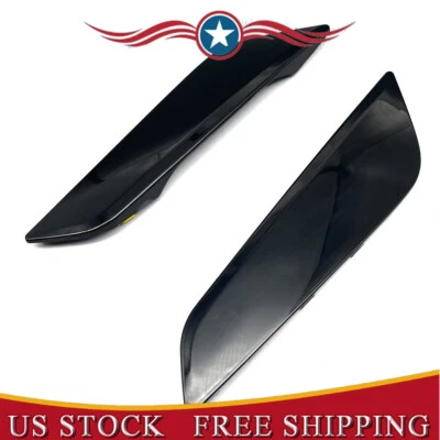 Par de molduras de conducto de guardabarros negro brillante lado izquierdo y derecho para BMW G30 serie 5 2017-2020 Foto 1 de 4