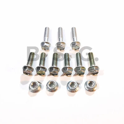 04-08 Acura TSX 2,4 L Colector de admisión interior exterior Pernos de montaje Tuercas Motor K24A2 Foto 1 de 2