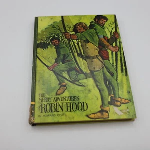 THE MERRY ADVENTURES OF ROBIN HOOD by Howard Pyle - 1968 HC Educator Classic - Picture 1 of 8
