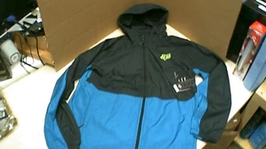 CHAQUETA FOX MOTOCROSS BICICLETA DE MONTAÑA BMX ATV MX / CORTAVIENTOS LEED - AZUL MEDIANO/NEGRO - Imagen 1 de 8