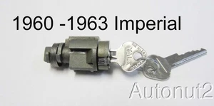 Chrysler Imperial Trunk Lock 1961 1962 1963 NOS 2 Yale keys original - Picture 1 of 1