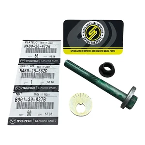 90-05 Mazda Miata MX5 OEM Genuine Camber Alignment Eccentric Bolt NA80-28-66ZD - Bild 1 von 1