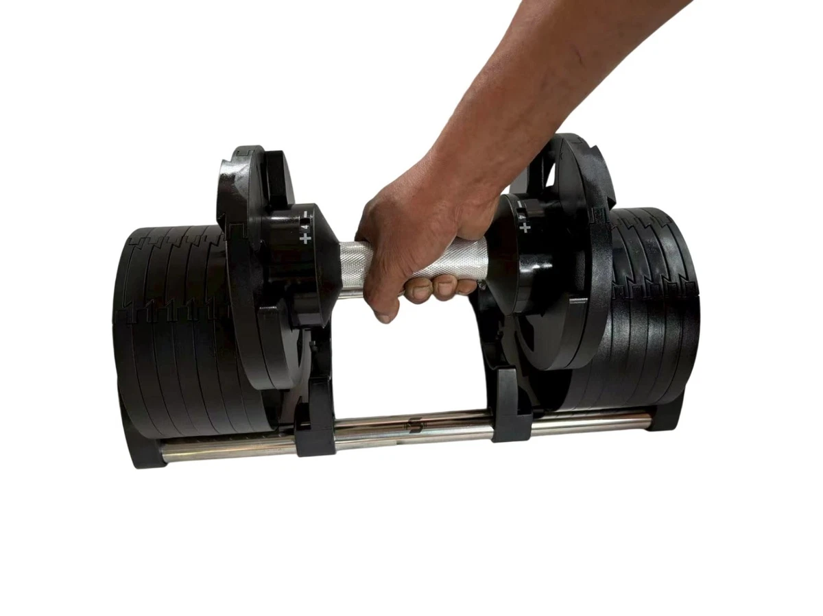 UKEEP Verstellbare Kurzhanteln Set – 2-in-1 Hanteln Bis 60 Kg, Umwandelbar Auf Langhantel!