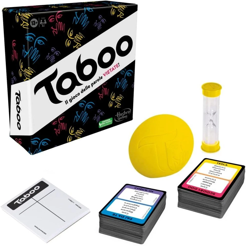 TABOO CLASSICO GIOCO DA TAVOLO RAGAZZI E ADULTI TABU' HASBRO - Imagen 1 de 3