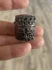 Antique 925 Sterling Silver  Thimble Case Holder / Pendant