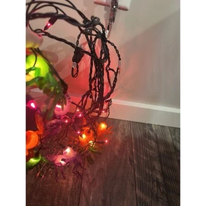 Halloween Spider String Lights with 10 Spider Lights and 15 Mini Bulbs Colorful - Picture 1 of 4