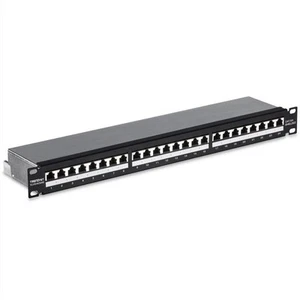 TRENDnet TC-P24C6AS 24-Port Cat6A geschirmtes 1U Verteilerfeld Patchpanel - Bild 1 von 3