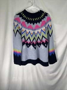 Maglione Kate Spade New York Fair Isle taglia S con parte cucita - Foto 1 di 6