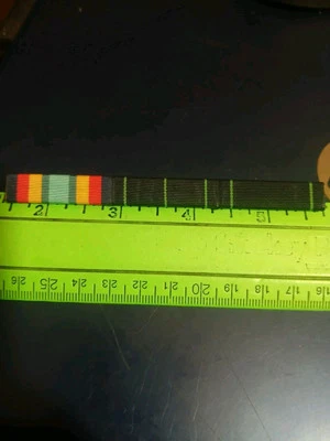 Marina de los Estados Unidos 3 cintas montadas en barra de metal - USN (25-114) Foto 1 de 2