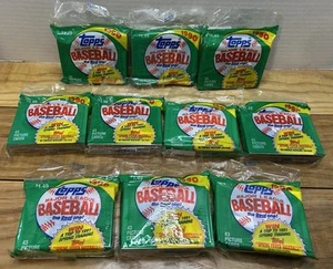 1990 Topps MLB Baseball Cards 10 Packs - 430 Picture Cards - Factory Sealed A - Picture 1 of 3
