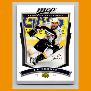 Tarjeta de hockey J.P. Dumont #216 2007-08 Upper Deck MVP Nashville Predators NHL - Imagen 1 de 3