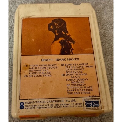 Vintage Isaac Hayes ‘Shaft’ Soundtrack- 8 track 1971 - Image 1 of 4