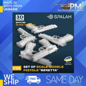 SPALAH 17735 1/35 Beretta pistols 5 pcs Set of scale models - Picture 1 of 3