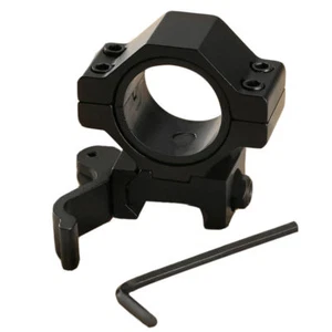 30mm / 25.4mm 1" Quick Release Scope Mount Ring Adapter with 20mm Rail Base - Picture 1 of 6