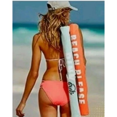 Bolso ROSA Victoria's Secret Playa Verano Lata Enfriador “Buenas Vibraciones” Aislado Nuevo con Etiquetas Foto 1 de 4