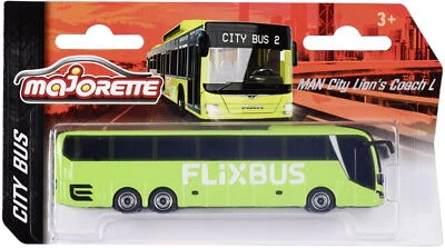 Majorette Spielzeugauto Bus MAN Lion's Coach L Flixbus grün 212053159Q01
