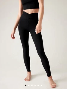 Apretado Athleta Salutation Stash Wrap | Negro XS #659447 NUEVO CON ETIQUETAS - Imagen 1 de 4