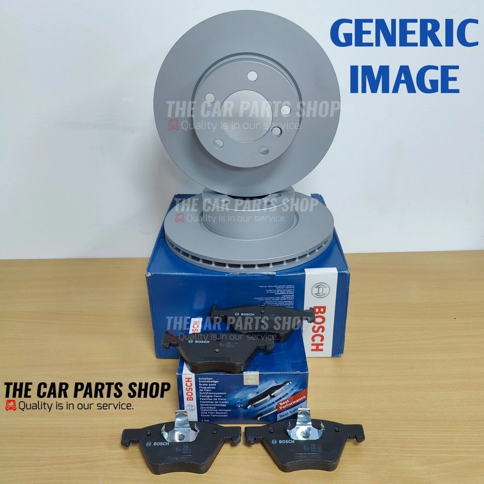 FOR VW POLO GTI 1.4 MK5 BOSCH FRONT BRAKE DISCS 288MM & BOSCH BRAKE PADS - Image 1 of 1