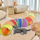 Collapsible Cat Tunnel Running S Shaped Cat Tube for Hamster Outdoor