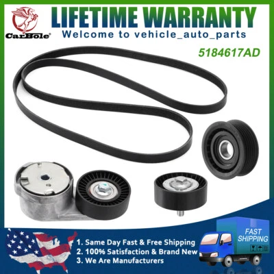 Belt Tensioner Assembly for Chrysler Town & Country Grand Cherokee Dodge Ram 3.6 - Image 1 of 4