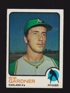 1973 TOPPS #222 Rob Gardner OAKLAND ATHLETICS A's EX-MINT A - Picture 1 of 2