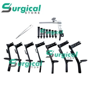 Caspar Micro Lumbar Discectomy Retractor Set With Case Spinal Surgery Instrument - Picture 1 of 6