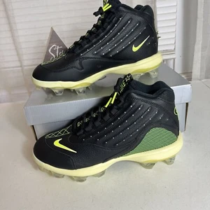 Nike Griffey 2 MCS Baseball Cleats Black Volt HF1579-001 Men’s Size 8 Molded - Picture 1 of 7