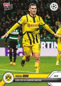 Topps Now Pascal Grob - Borussia Dortmund - UCL 2024 2025 - #097 - Foto 1 di 2
