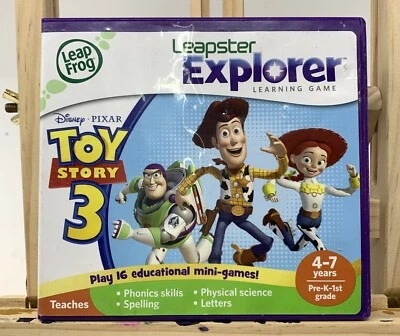 Leapfrog Leapster Explorer DISNEY TOY STORY 3 Game Cartridge PreK-1st Grade - Image 1 of 4