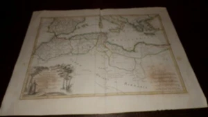CARTE Fin 18e s. - Barbarie Maroc... - Par M. Bonne - Chez Lattré et Delalain - Picture 1 of 5