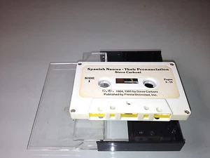 Spanish Names - Their Pronunciation by Steve Carboni Cassette - Picture 1 of 3