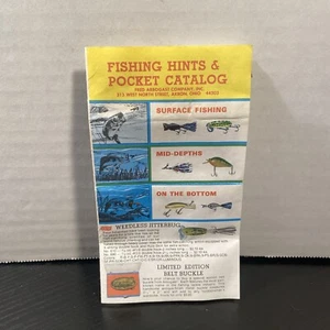 FRED ARBOGAST fishing hints & pocket catalog # 79 foldout USA made collector - Picture 1 of 3