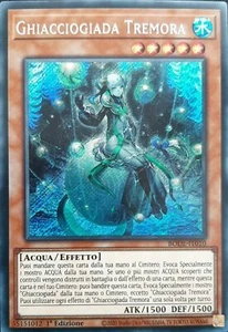 YU-GI-OH! BODE-IT010 Ghiacciogiada Tremora rara segreta 1°ediz. Yugioh Italiano - Imagen 1 de 1
