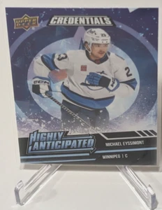 2022-23 Upper Deck Credentials Hockey Highly Anticipated #HA39 Michael Eyssimont - Picture 1 of 2