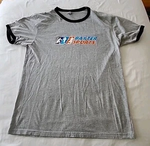 Baxter Sports Gray Large Tshirt - Picture 1 of 3