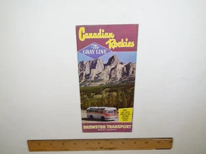 1953 The Gray Line Canadian Rockies Brewster Transport Travel Brochure Banff +++ - Picture 1 of 12