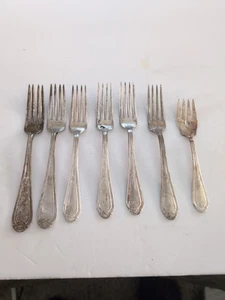 Reed and Barton Dinner Forks (7) - Picture 1 of 4