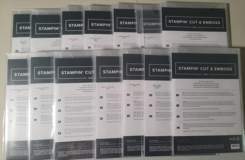 CONJUNTOS DE TROQUELES CORTADOS Y ESTAMPADOS RETIRADOS - Artículos nuevos sin abrir - ¡TÚ ELIGES! Foto 1 de 1