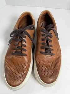 Scarpe Cole Haan uomo taglia 10,5 sneakers pelle marrone casual - Foto 1 di 13