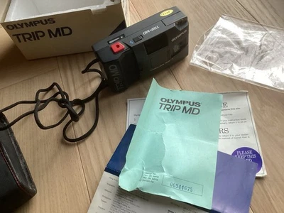 Olympus Trip MD 35mm Camera Untested Cased Boxed Looks Unused - Image 1 of 4
