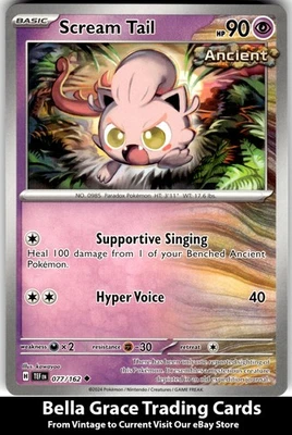 Scream Tail #077/162 SV05: Temporal Forces Pokemon Uncommon - Image 1 of 2