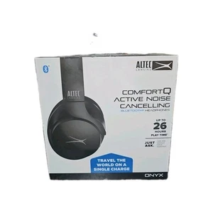 Altec Lansing Comfort Q Active Noise Cancelling Wireless Bluetooth MZX770-BLK - Picture 1 of 3