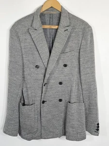 Eleventy Blazer Herren 48 Zweireiher Knopf belüftet grau Hahnentritt - Bild 1 von 7
