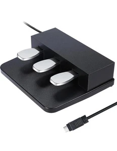 3-Pedal for Digital Keyboards Pianos,Three Foot Pedal Unit Compatible with Yamah - Picture 1 of 5