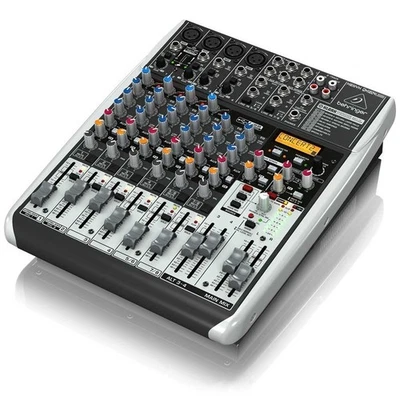 Behringer Analog Mixer 12 Channel 1 Knob Comp/Effect/USB Audio Interface XENYX Q - Image 1 of 2