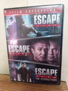 Escape Plan 1-3 (DVD) Sealed! Fast Shipping! - Picture 1 of 2