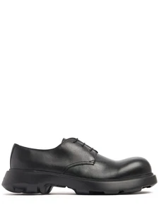 ACNE STUDIOS Men's Black Leather Derby Shoes New - Picture 1 of 5